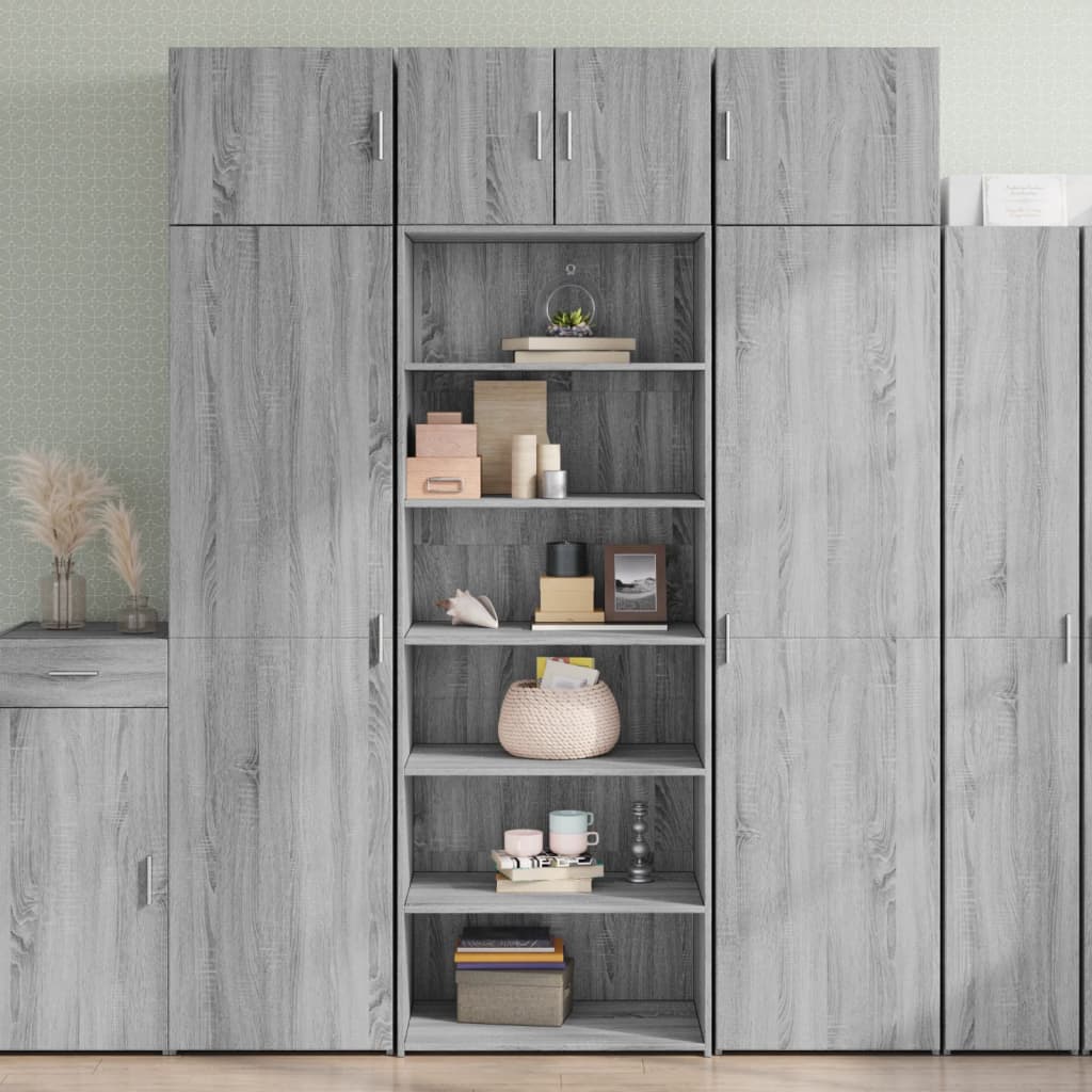 Hoge Kast 70X41X185 Cm Bewerkt Hout