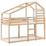 Stapelbedframe Zonder Matras Massief Grenenhout