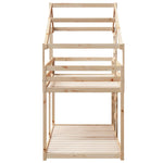 Stapelbedframe Zonder Matras Massief Grenenhout