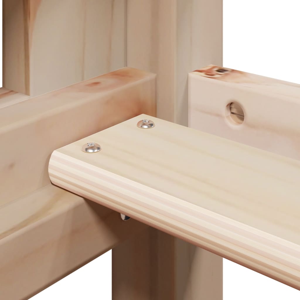 Stapelbedframe Zonder Matras Massief Grenenhout