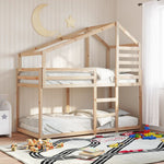 Stapelbedframe Zonder Matras Massief Grenenhout