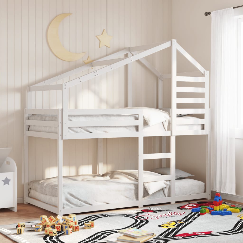 Stapelbedframe Zonder Matras Massief Grenenhout