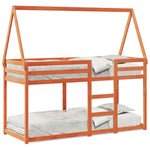 Stapelbed Met Dak Massief Grenenhout