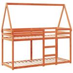 Stapelbed Met Dak Massief Grenenhout
