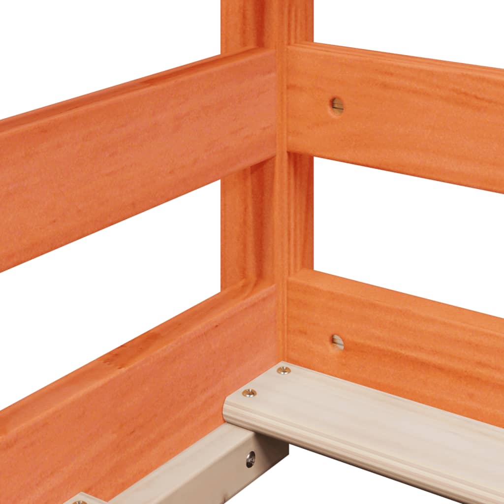 Stapelbed Met Dak Massief Grenenhout