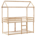 Stapelbedframe Zonder Matras Massief Grenenhout