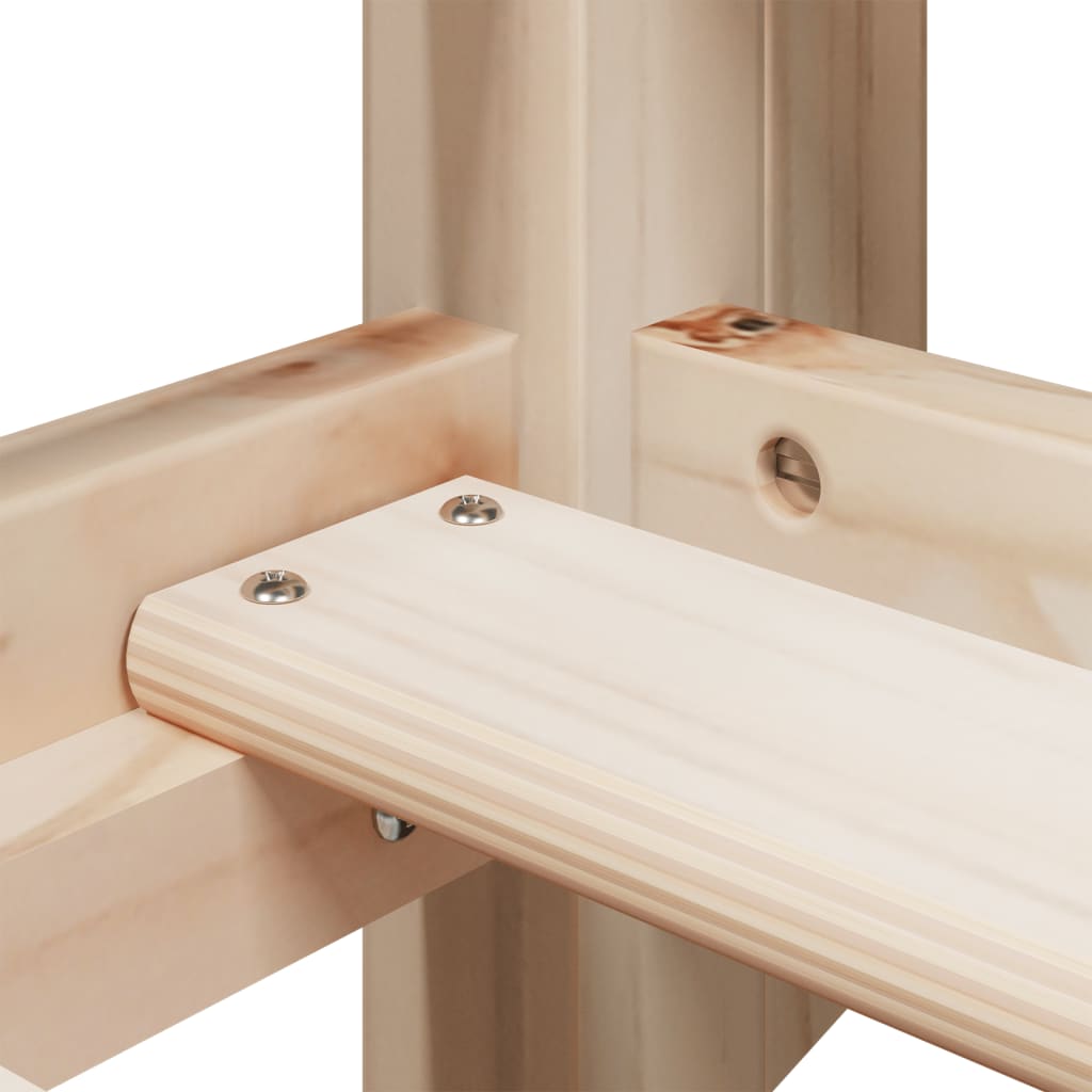 Stapelbedframe Zonder Matras Massief Grenenhout
