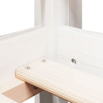 Halfhoogslaper Met Ladder En Bedhuis Grenenhout