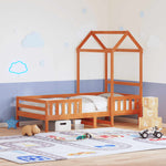 Bedframe Met Huisje Massief Grenenhout