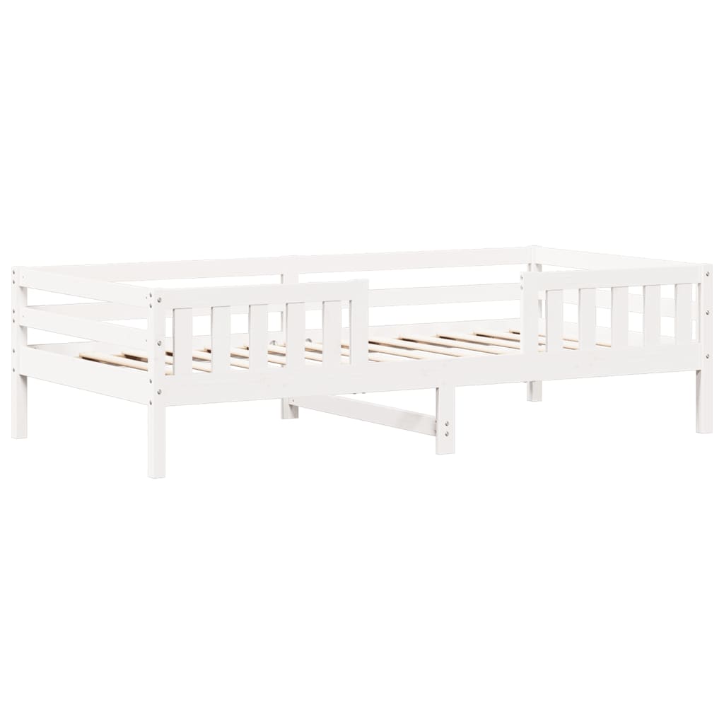 Kinderbed Met Dak Massief Grenenhout