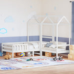 Kinderbed Met Dak Massief Grenenhout