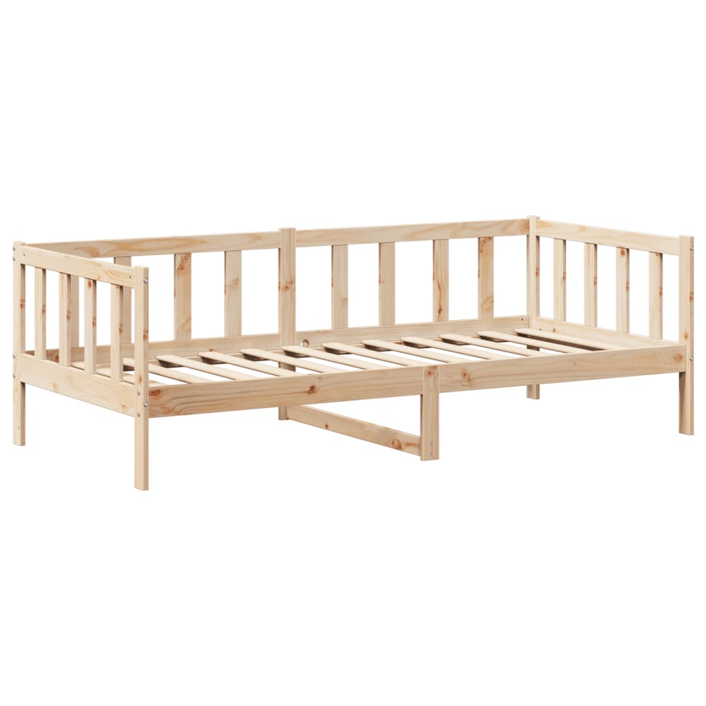 Kinderbed Met Huisje En Bankje Massief Grenenhout