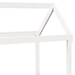 Kinderbed Met Bank En Huisje Massief Grenenhout