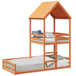 Kinderbed Met Huisje Massief Grenenhout