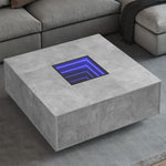 Salontafel Met Infinity Led Eiken
