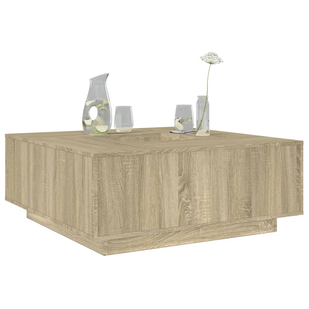 Salontafel 100X100X40 Cm Bewerkt Hout