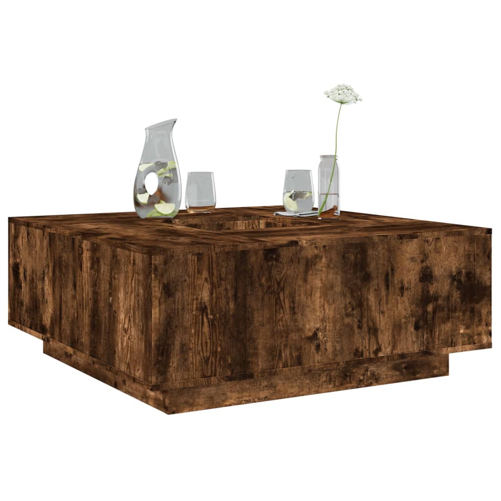 Salontafel 100X100X40 Cm Bewerkt Hout