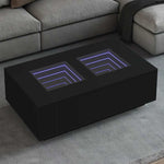 Salontafel Met Infinity Led Eiken
