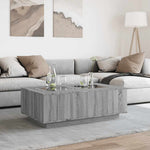 Salontafel Met Infinity Led Eiken