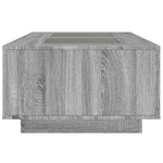 Salontafel Met Infinity Led Eiken