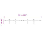 Ophangset Voor Schuifdeur 152 Cm Koolstofstaal