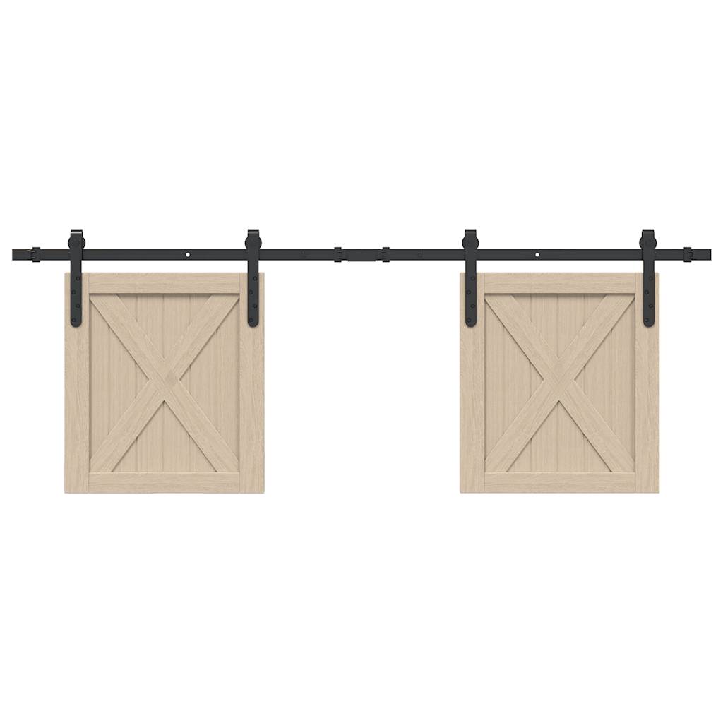 Ophangset Voor Schuifdeur 152 Cm Koolstofstaal