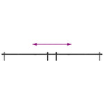 Ophangset Voor Schuifdeur 244 Cm Koolstofstaal