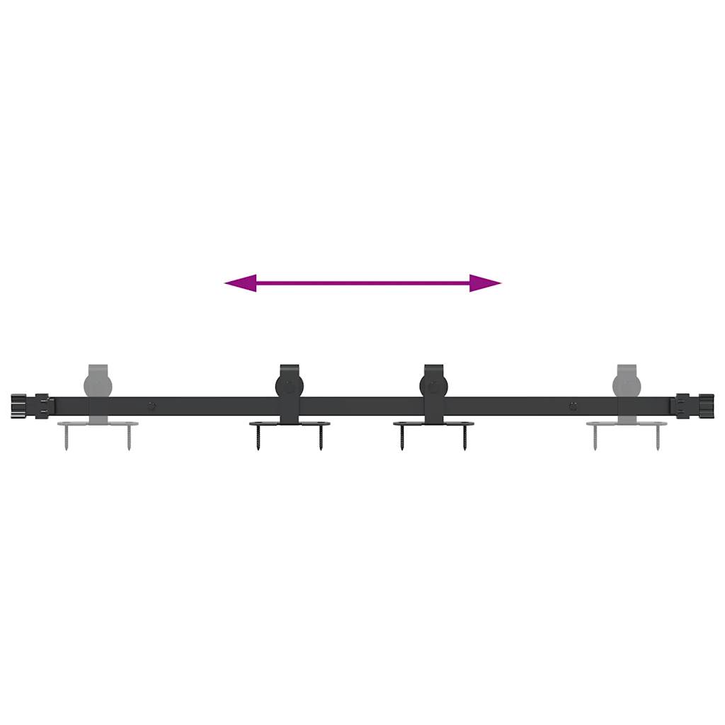 Ophangset Voor Schuifdeur 91 Cm Koolstofstaal