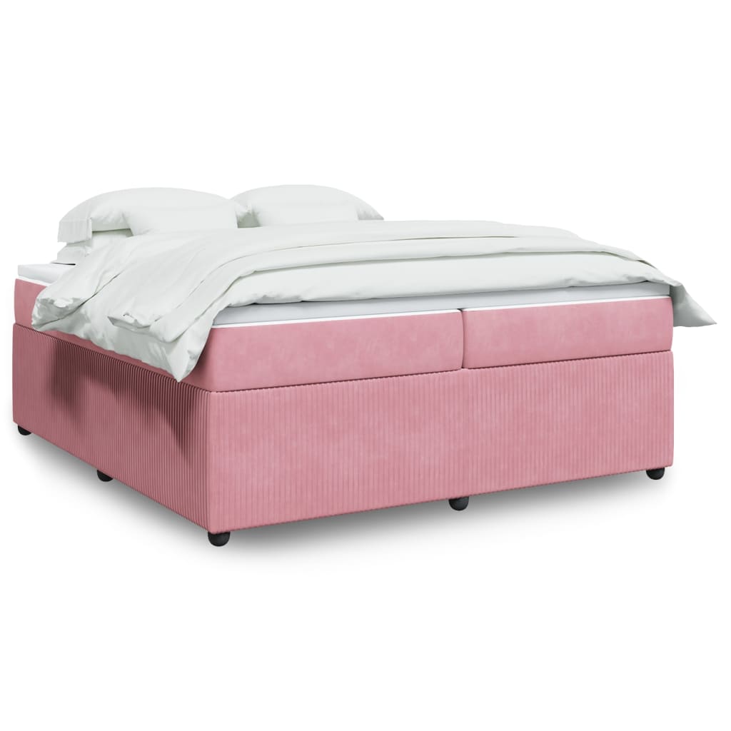 Boxspring Met Matras Fluweel