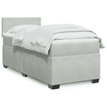 Boxspring Met Matras Fluweel