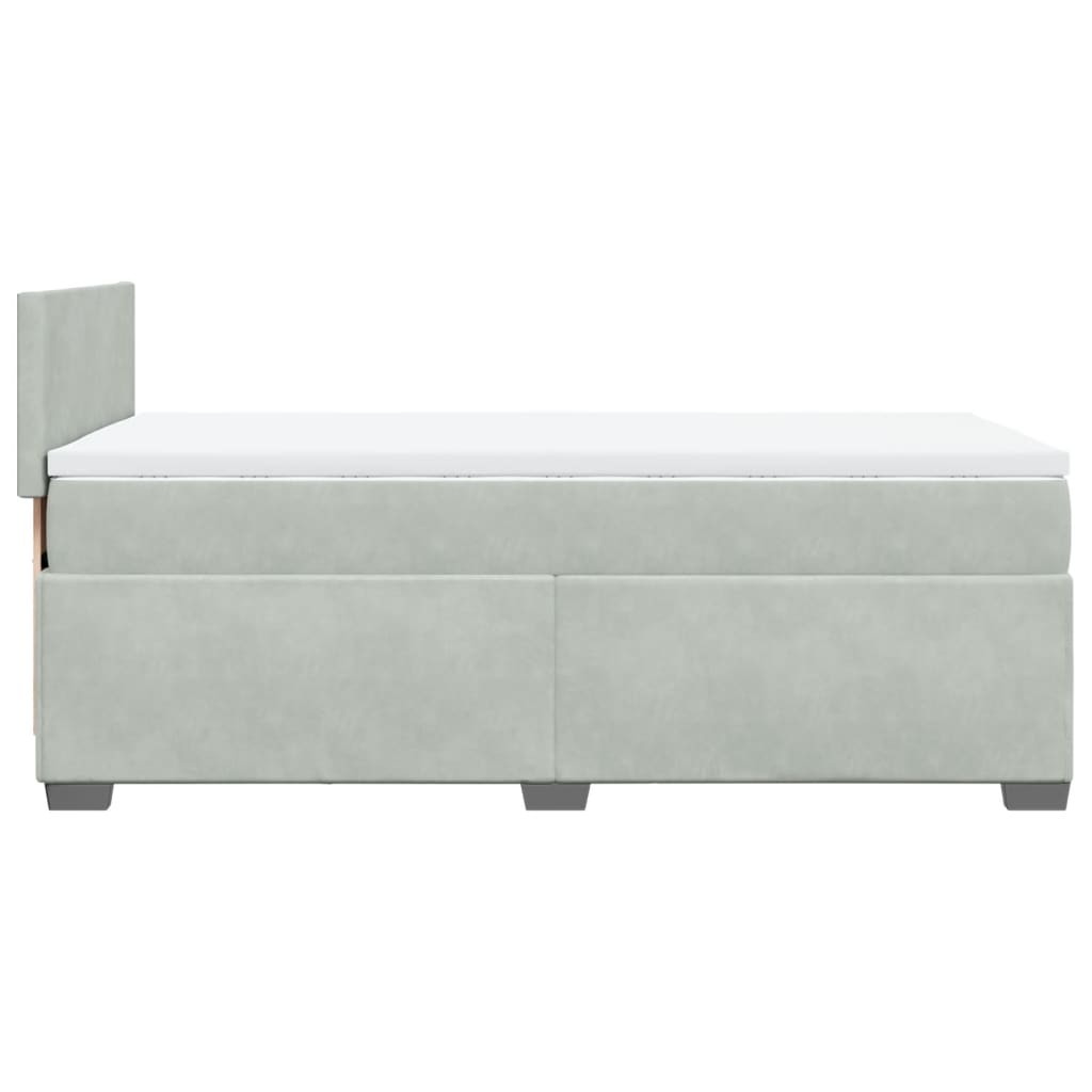 Boxspring Met Matras Fluweel