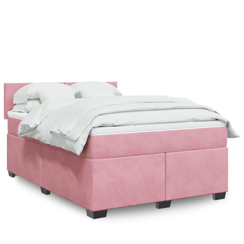 Boxspring Met Matras Fluweel