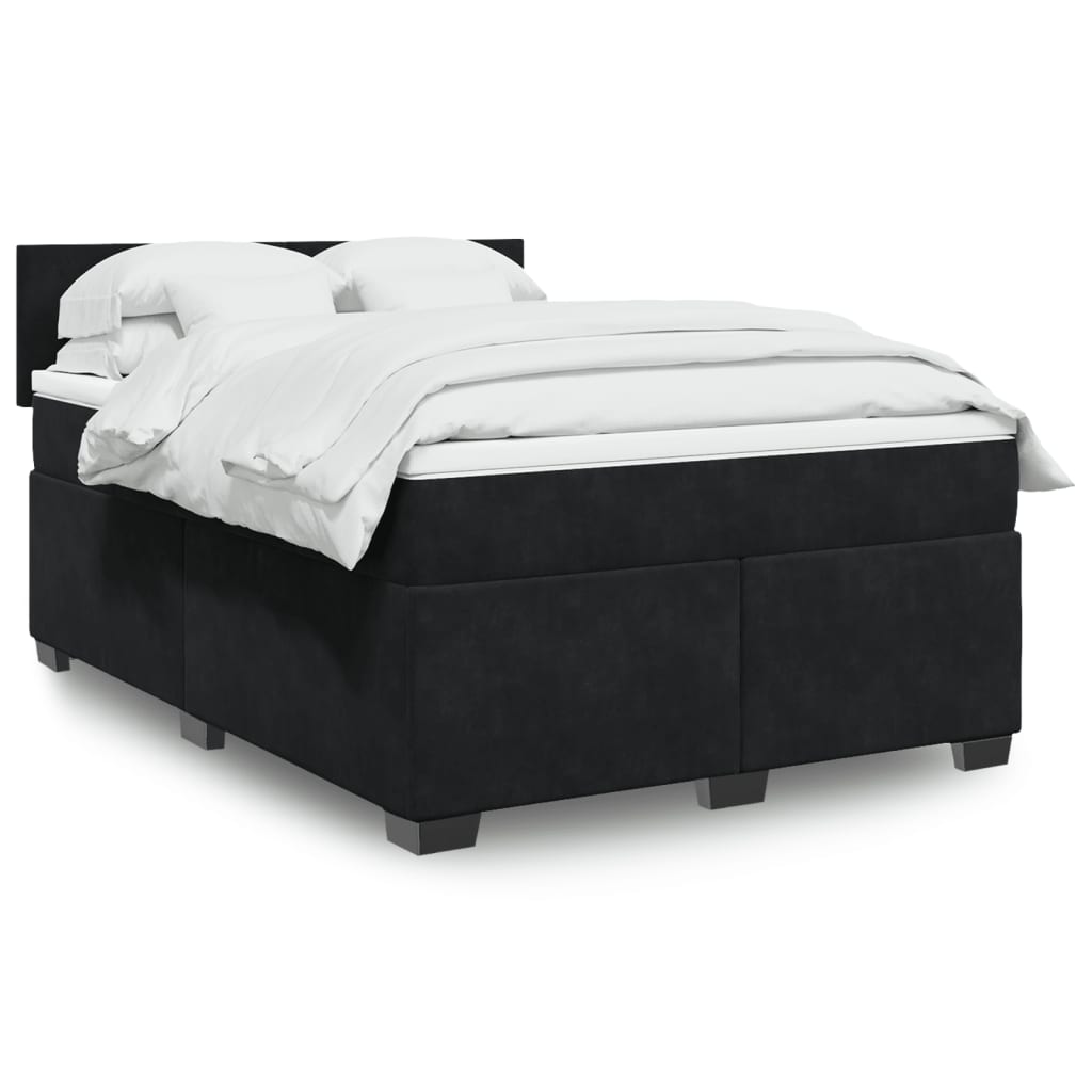 Boxspring Met Matras Fluweel