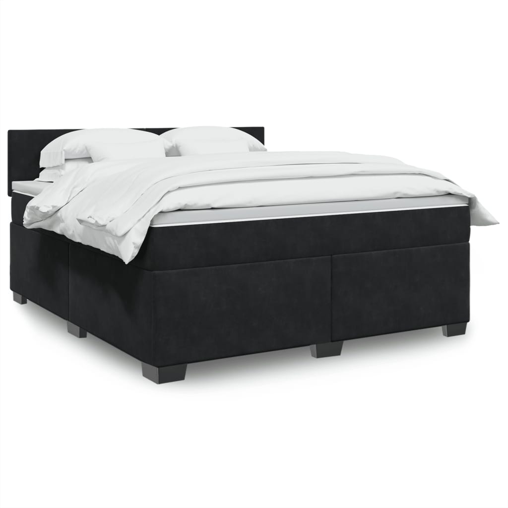 Boxspring Met Matras Fluweel