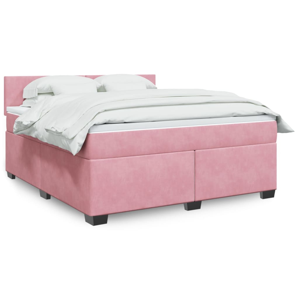 Boxspring Met Matras Fluweel