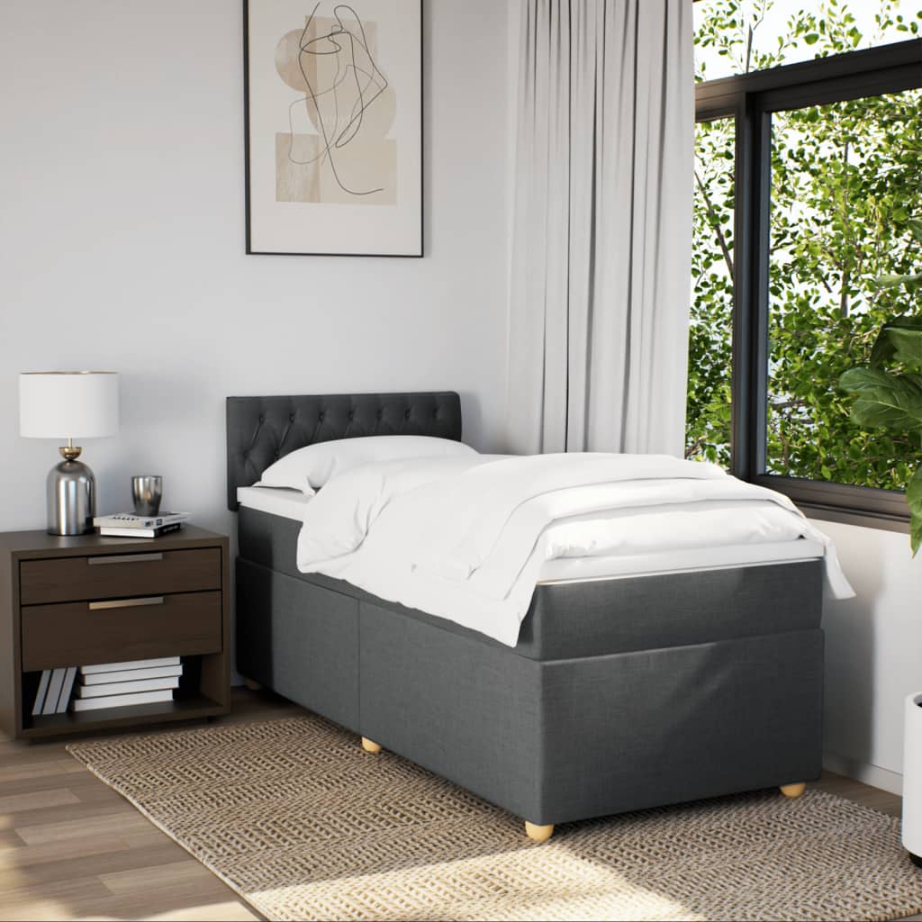 Boxspring Met Matras Stof Single