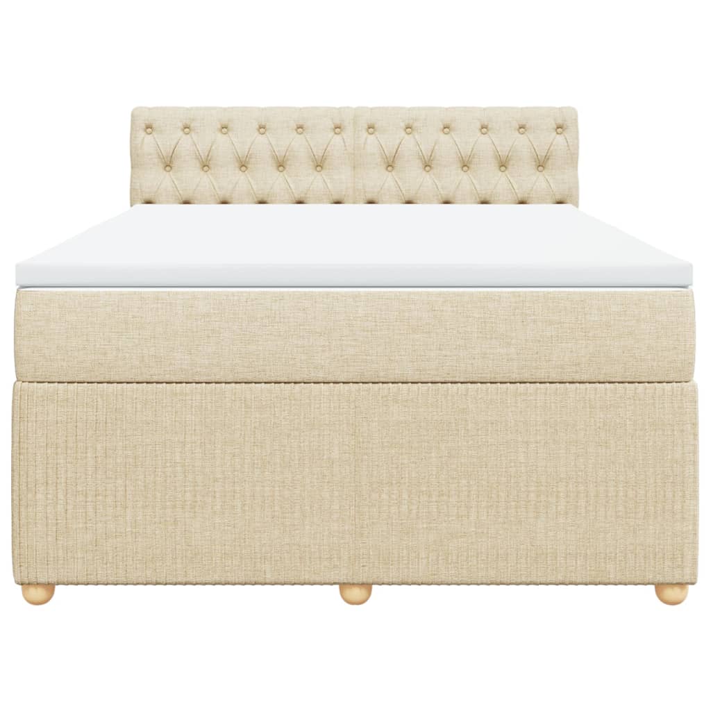 Boxspring Met Matras Stof Kleurig