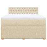 Boxspring Met Matras Stof Kleurig