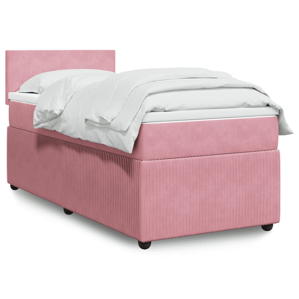 Boxspring Met Matras Fluweel