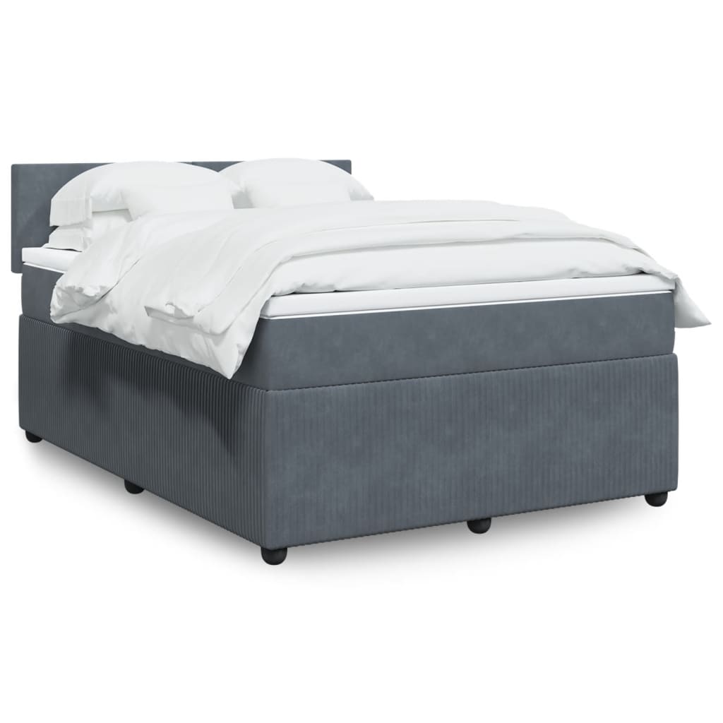 Boxspring Met Matras Fluweel