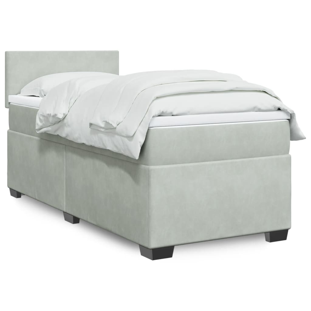 Boxspring Met Matras Fluweel