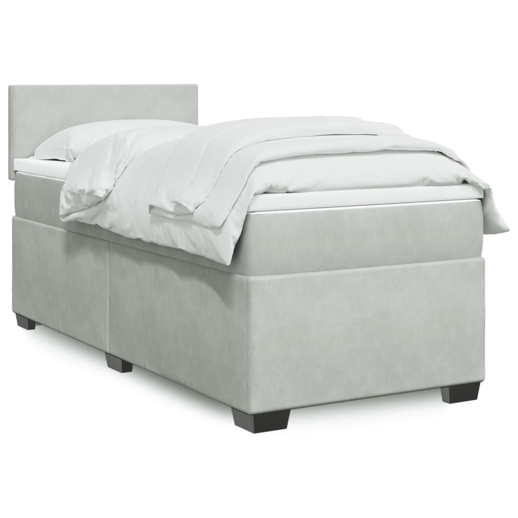 Boxspring Met Matras Fluweel