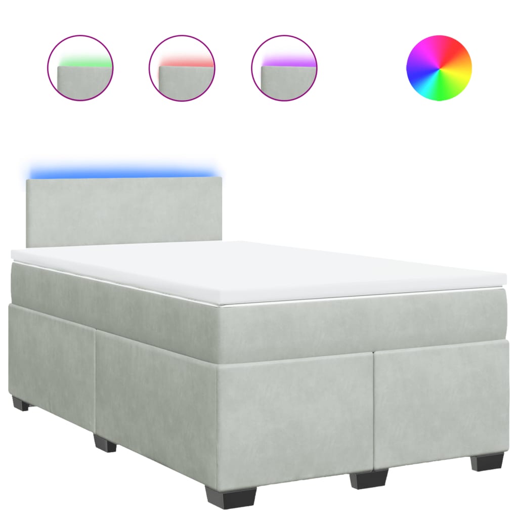 Boxspring Met Matras Fluweel