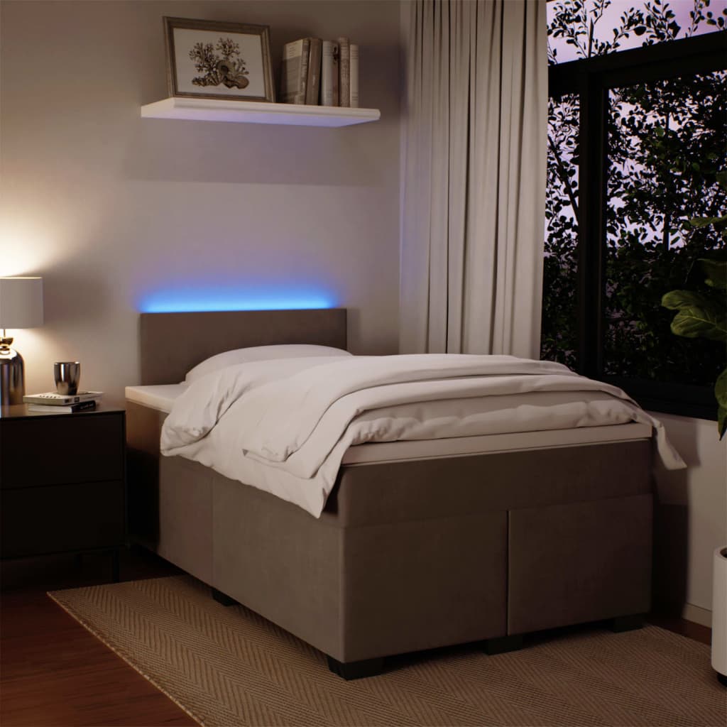 Boxspring Met Matras Fluweel