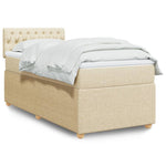 Boxspring Met Matras Stof Kleurig