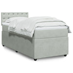 Boxspring Met Matras Fluweel