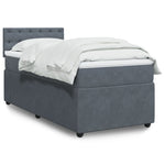 Boxspring Met Matras Fluweel