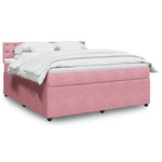 Boxspring Met Matras Fluweel