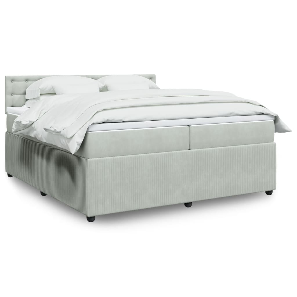 Boxspring Met Matras Fluweel