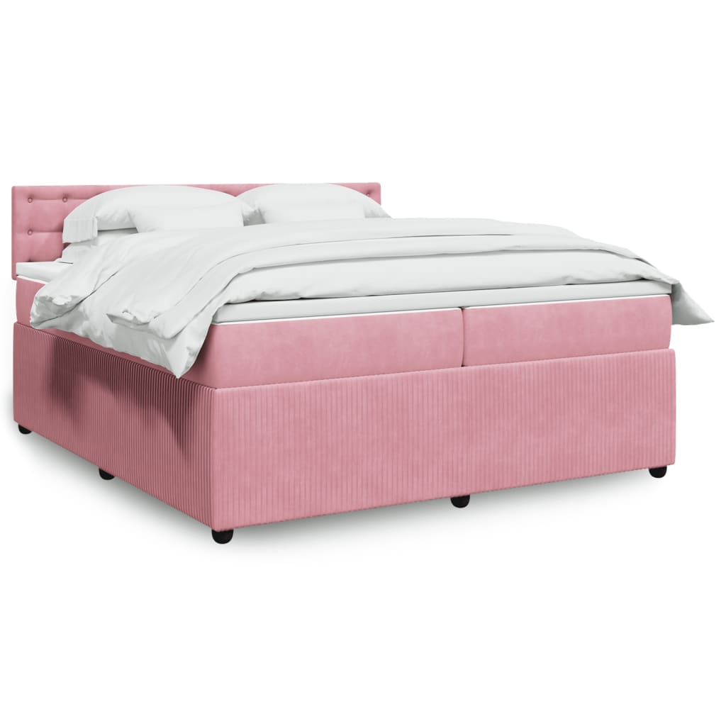 Boxspring Met Matras Fluweel